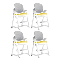 Adjustable Height Kids Desk Chair with Arms and Upholstered Seat