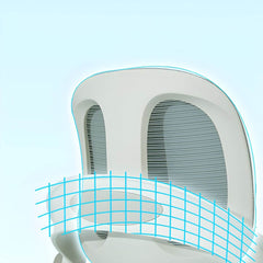 Adjustable Height Kids Desk Chair with Arms and Upholstered Seat