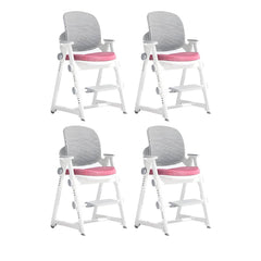 Adjustable Height Kids Desk Chair with Arms and Upholstered Seat