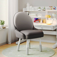 Adjustable Height Kids Desk Chair with Faux Leather Upholstery
