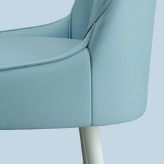 Adjustable Height Kids Desk Chair with Faux Leather Upholstery