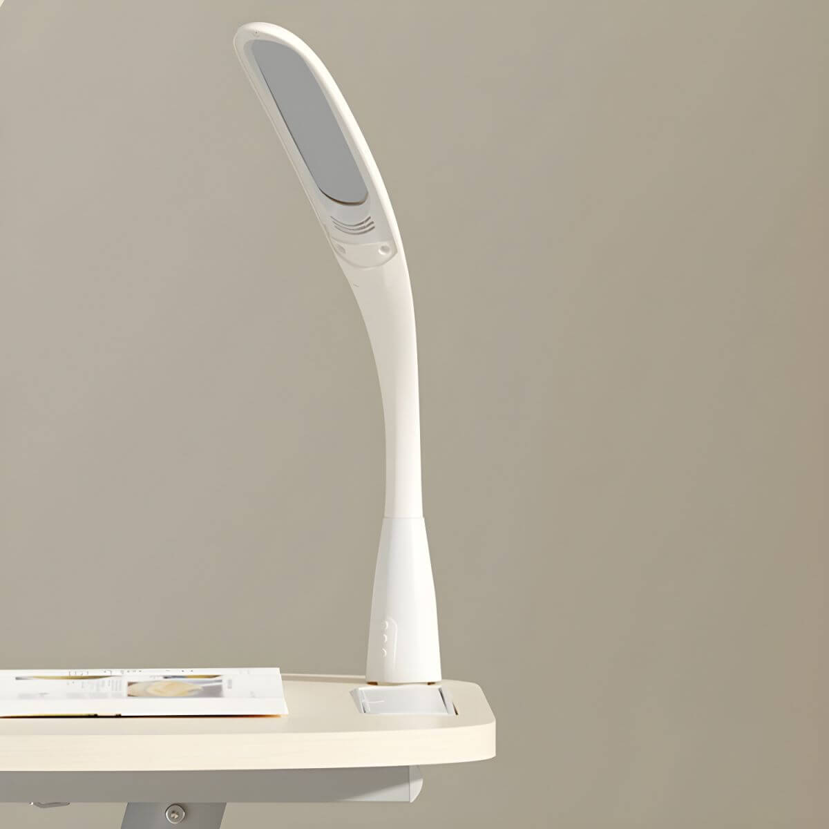 Adjustable Kids Writing Desk with Ergonomic Chair and Storage Shelf