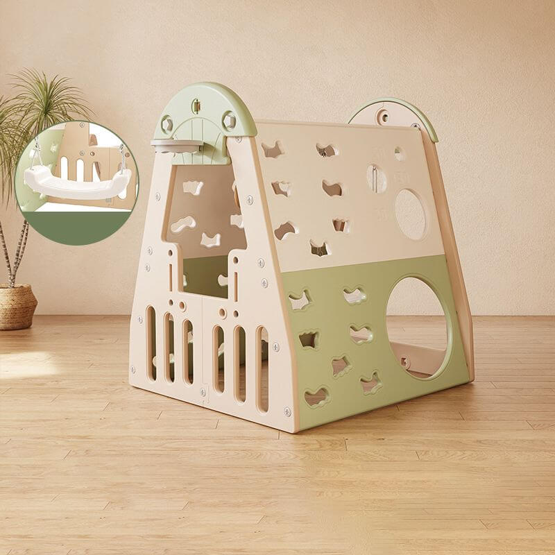 All-in-One Toddler Activity Center: Slide, Hoop, Swing & Climbing Frame