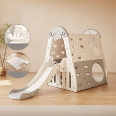All-in-One Toddler Activity Center: Slide, Hoop, Swing & Climbing Frame