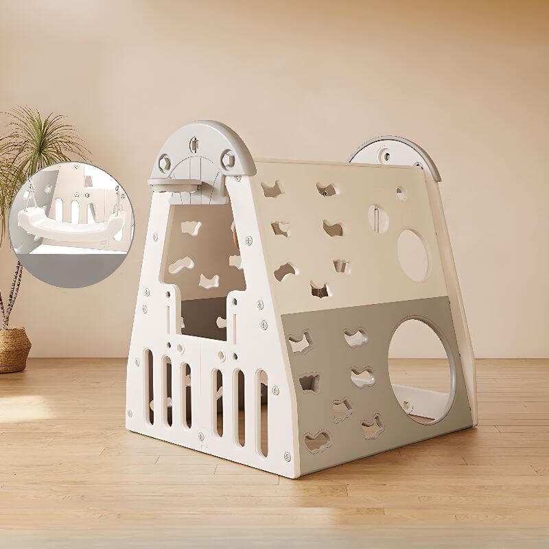 All-in-One Toddler Activity Center: Slide, Hoop, Swing & Climbing Frame