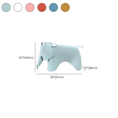 Animal-Shaped Plastic Kids Activity Chair for Outdoor Use Dimensions