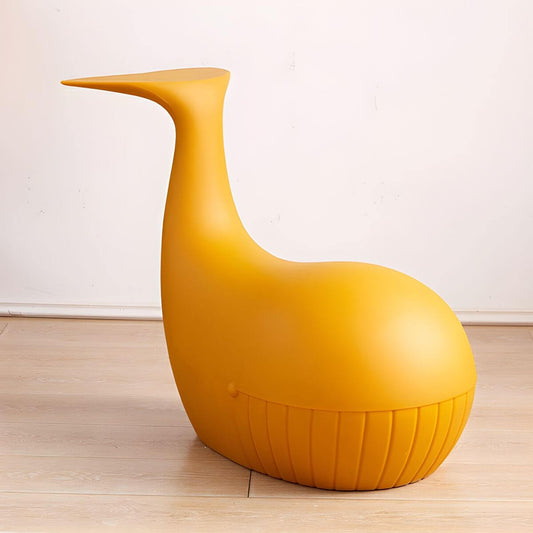 Animal-Shaped Plastic Kids Stool with Water-Resistant Finish