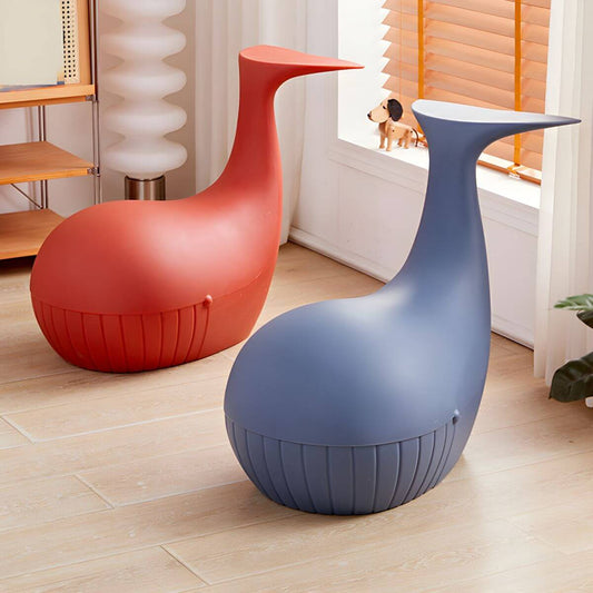 Animal-Shaped Plastic Kids Stool with Water-Resistant Finish