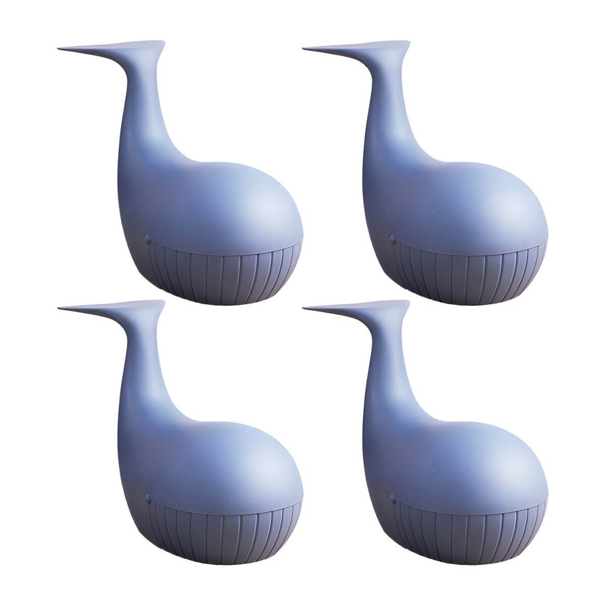 Animal-Shaped Plastic Kids Stool with Water-Resistant Finish