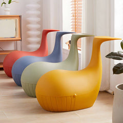 Animal-Shaped Plastic Kids Stool with Water-Resistant Finish Main Product Image