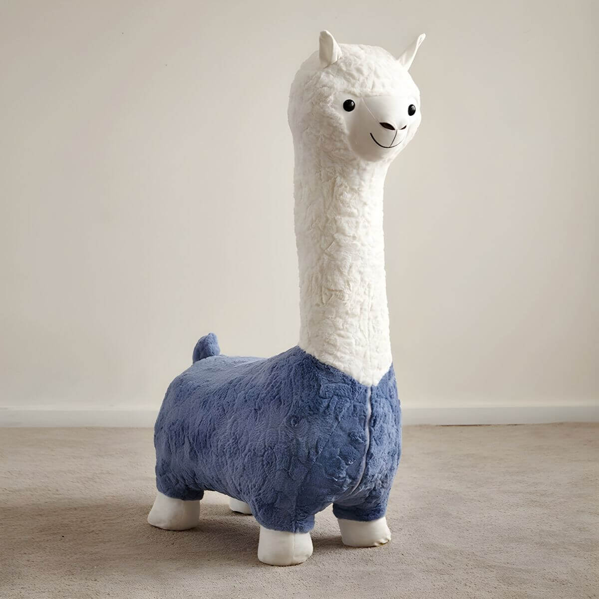 Animal-Themed Upholstered Toddler Chair with Back Support