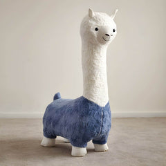 Animal-Themed Upholstered Toddler Chair with Back Support