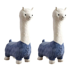 Animal-Themed Upholstered Toddler Chair with Back Support