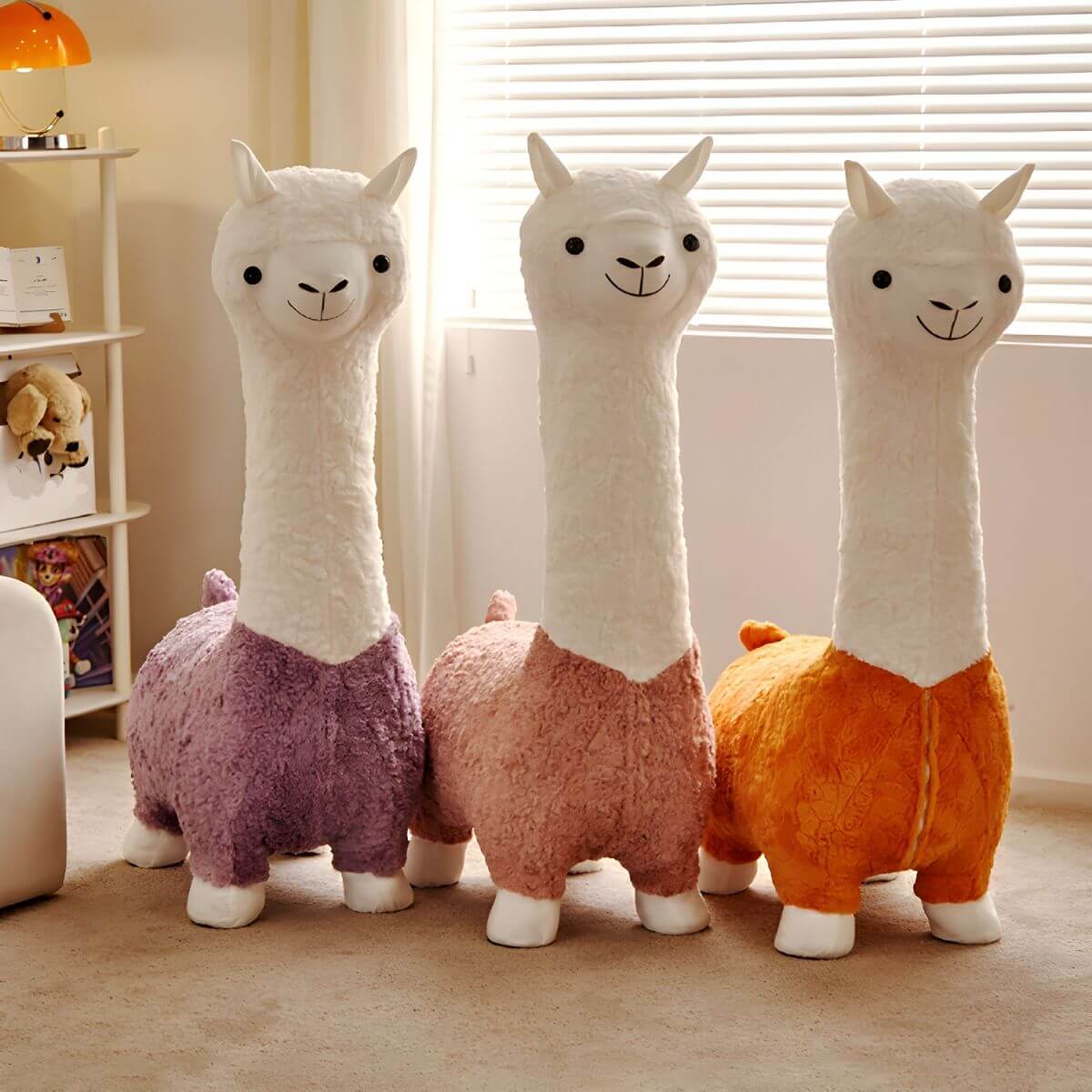 Animal-Themed Upholstered Toddler Chair with Back Support