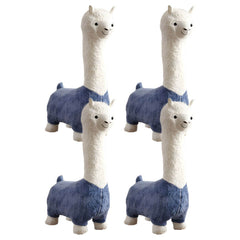 Animal-Themed Upholstered Toddler Chair with Back Support