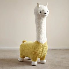 Animal-Themed Upholstered Toddler Chair with Back Support