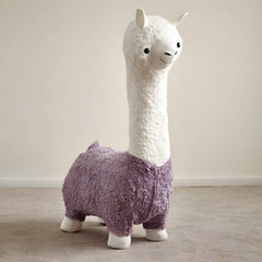 Animal-Themed Upholstered Toddler Chair with Back Support