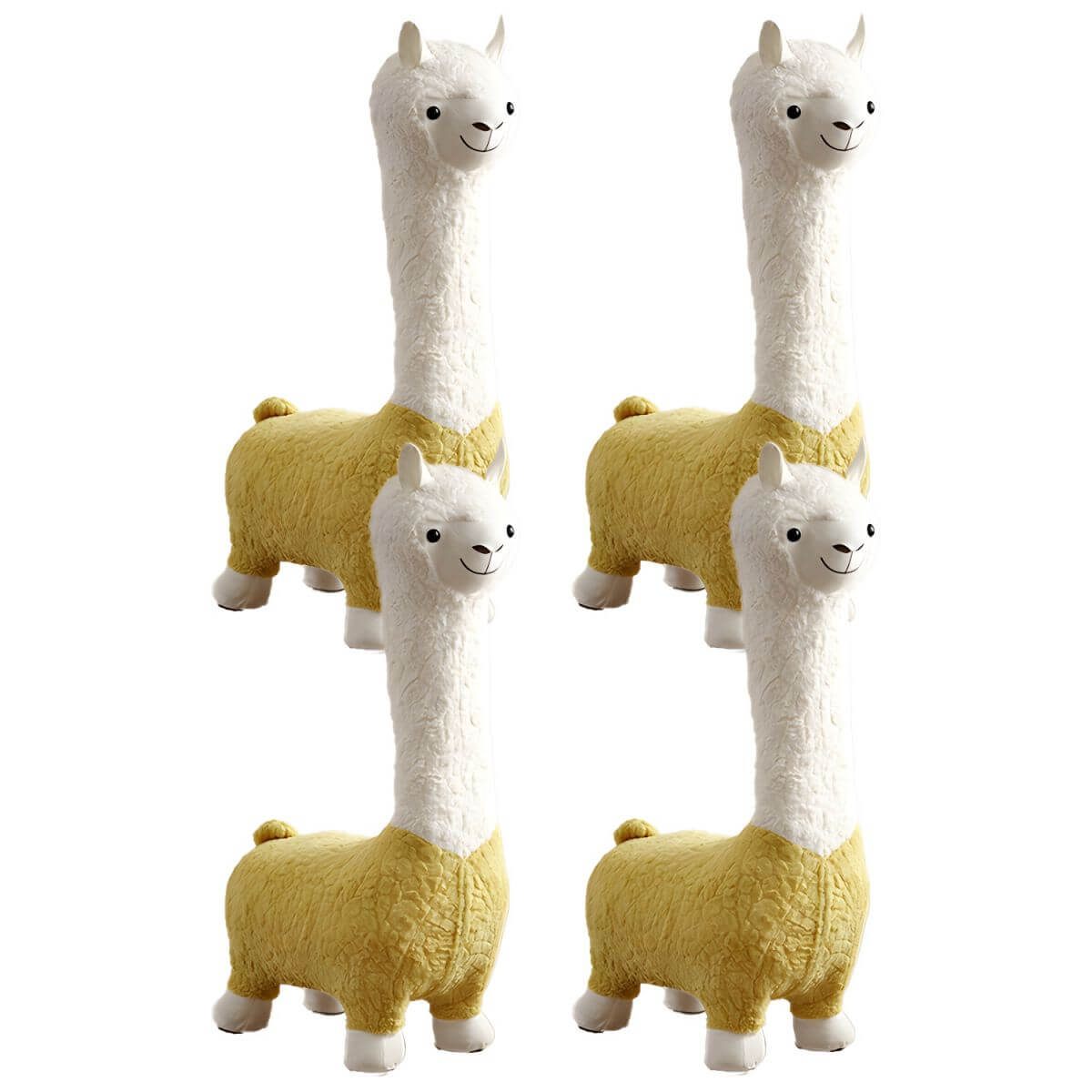 Animal-Themed Upholstered Toddler Chair with Back Support