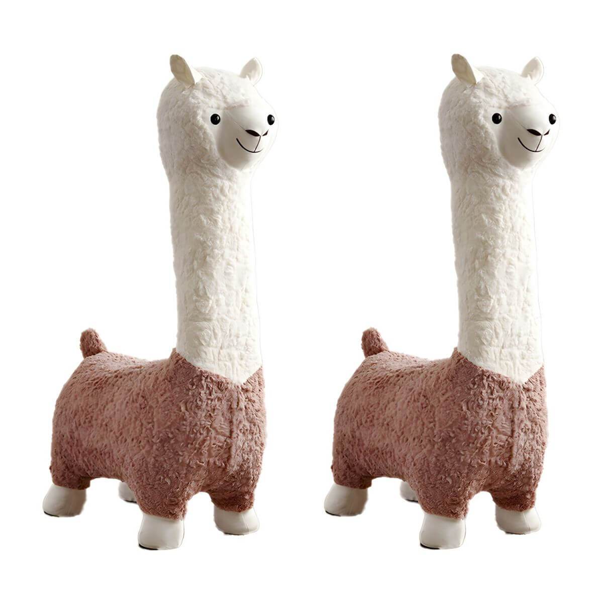 Animal-Themed Upholstered Toddler Chair with Back Support