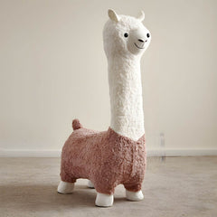 Animal-Themed Upholstered Toddler Chair with Back Support