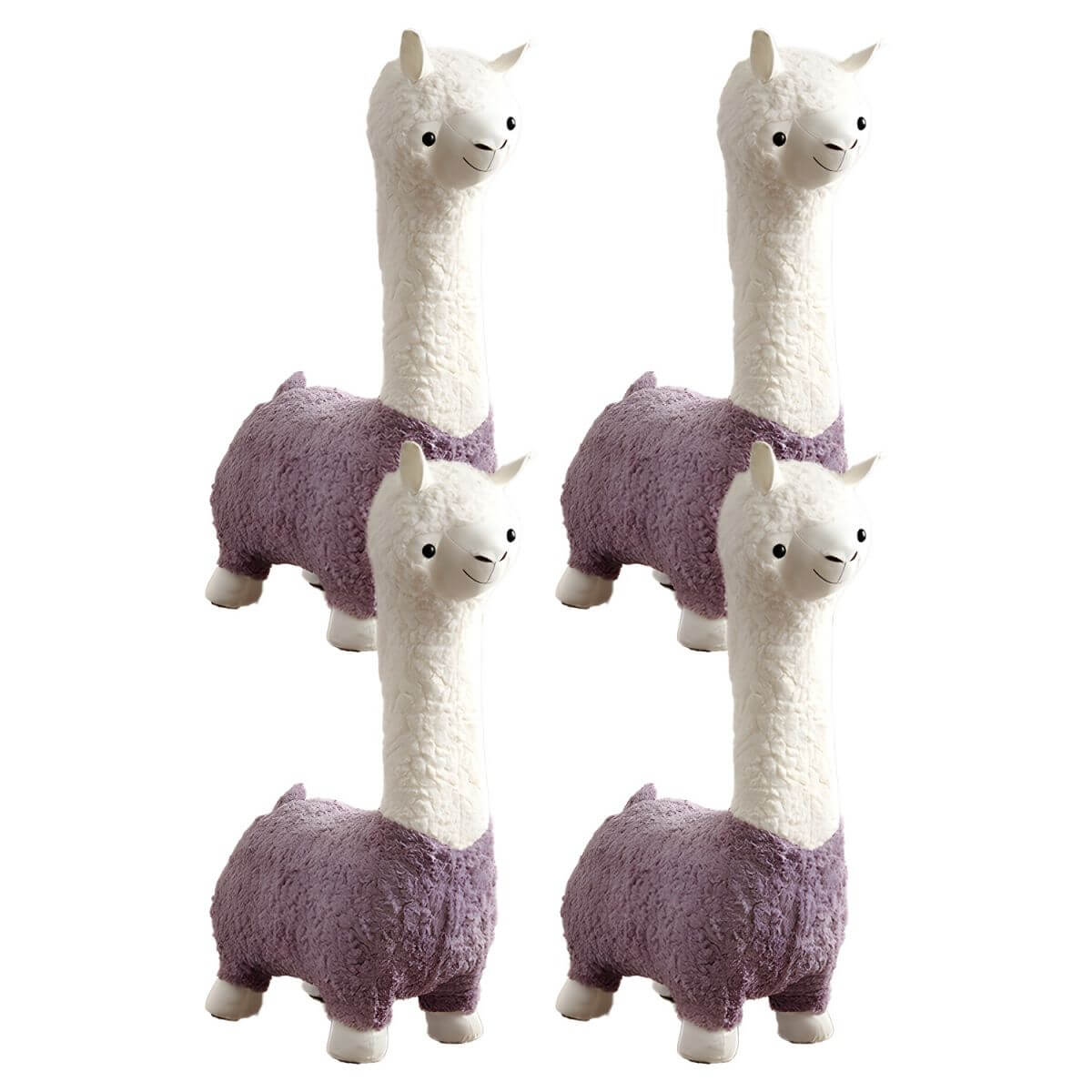 Animal-Themed Upholstered Toddler Chair with Back Support