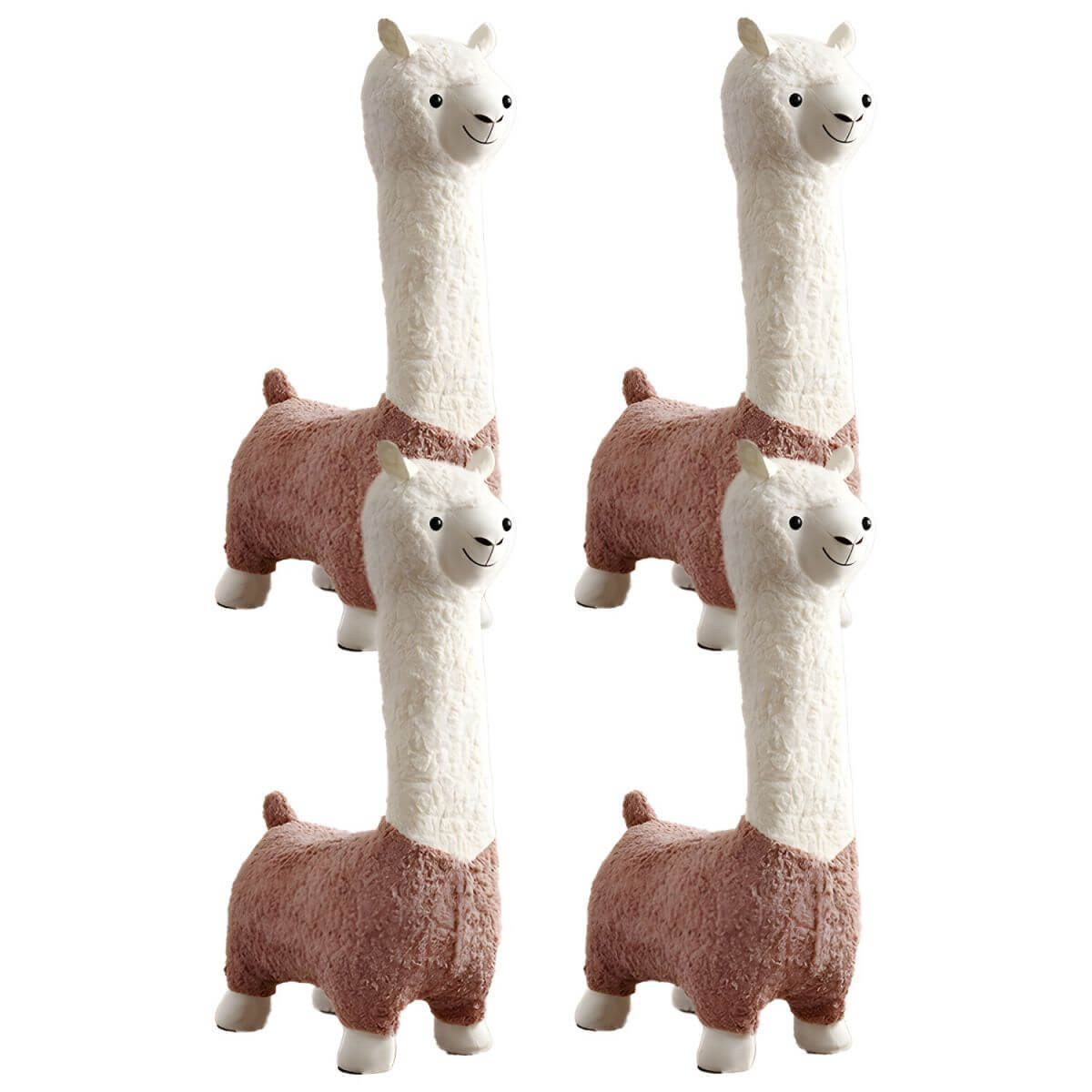 Animal-Themed Upholstered Toddler Chair with Back Support