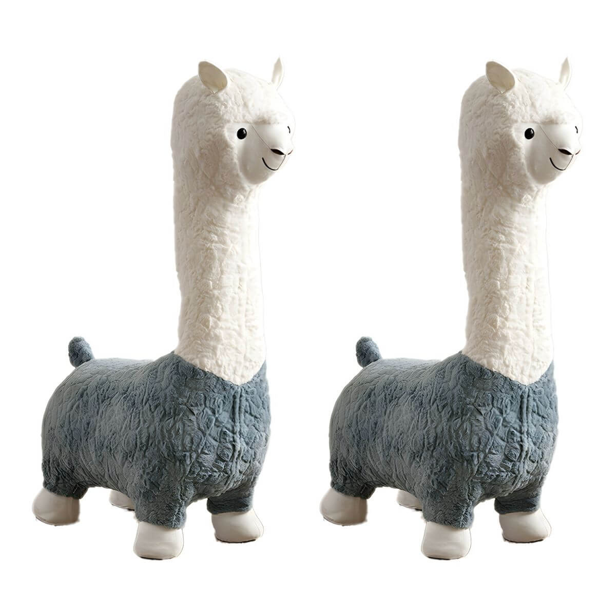 Animal-Themed Upholstered Toddler Chair with Back Support