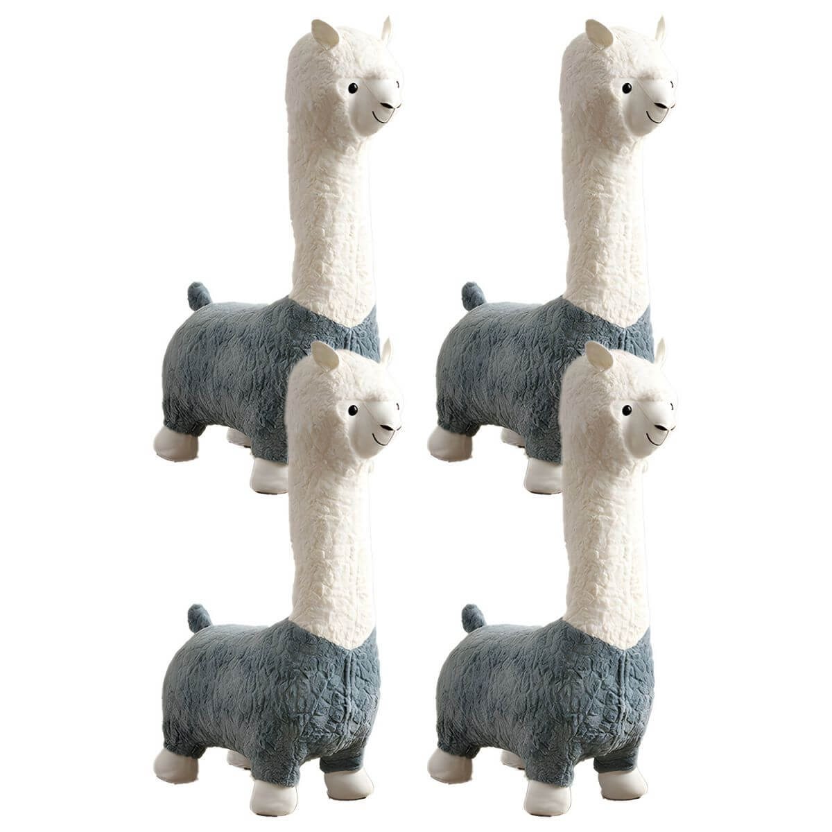 Animal-Themed Upholstered Toddler Chair with Back Support