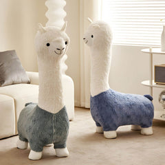 Animal-Themed Upholstered Toddler Chair with Back Support