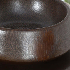 Antique Brass Retro Freestanding Pedestal Sink with Kaolin Clay