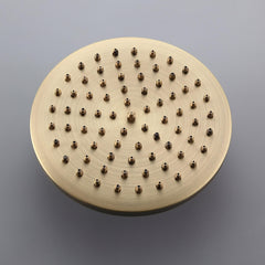 Antique Brass Traditional Rainfall Shower System with Hand Shower