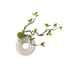 Artificial Bonsai Tree in White Ceramic Decorative Vase