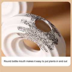 Artificial Bonsai Tree in White Ceramic Decorative Vase