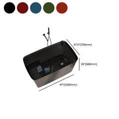 Ink Resin Freestanding Bathtub with Seat Rectangle Simplistic Back to Wall Soaking Bathtubs