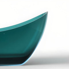 Casual Resin Oval Freestanding Bathtub with Double Slipper Design for Soaking Bathtubs
