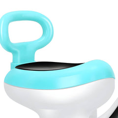 Battery-Powered Kids Tricycle with LED Light Strip & Stable Triangle Frame