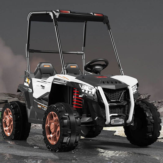Boldly Styled Two-Seater Ride-On Featuring Off-Road Look & Safety Tech