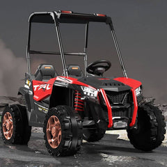 Boldly Styled Two-Seater Ride-On Featuring Off-Road Look & Safety Tech