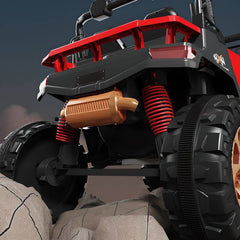 Boldly Styled Two-Seater Ride-On Featuring Off-Road Look & Safety Tech
