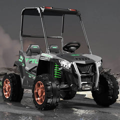 Boldly Styled Two-Seater Ride-On Featuring Off-Road Look & Safety Tech