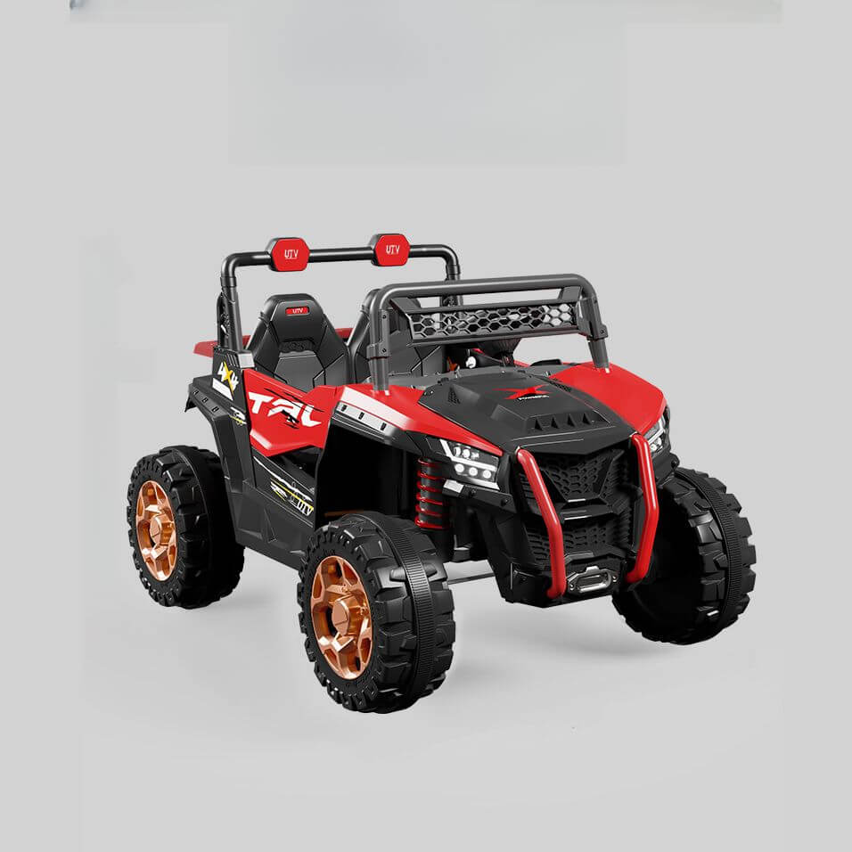 Boldly Styled Two-Seater Ride-On Featuring Off-Road Look & Safety Tech