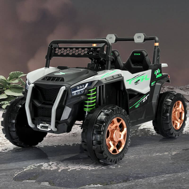 Boldly Styled Two-Seater Ride-On Featuring Off-Road Look & Safety Tech