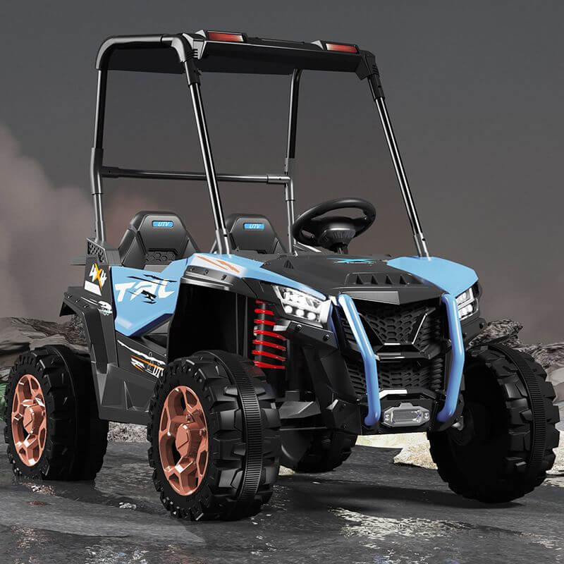 Boldly Styled Two-Seater Ride-On Featuring Off-Road Look & Safety Tech