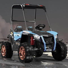 Boldly Styled Two-Seater Ride-On Featuring Off-Road Look & Safety Tech