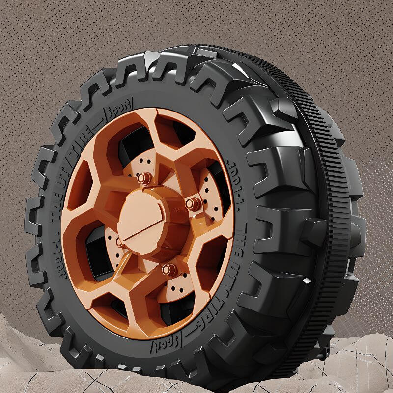 Boldly Styled Two-Seater Ride-On Featuring Off-Road Look & Safety Tech