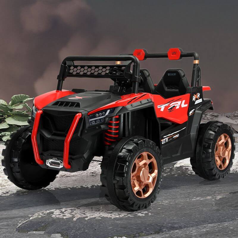 Boldly Styled Two-Seater Ride-On Featuring Off-Road Look & Safety Tech