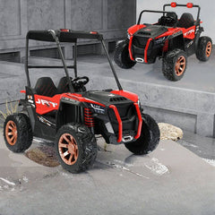 Boldly Styled Two-Seater Ride-On Featuring Off-Road Look & Safety Tech Main Product Image