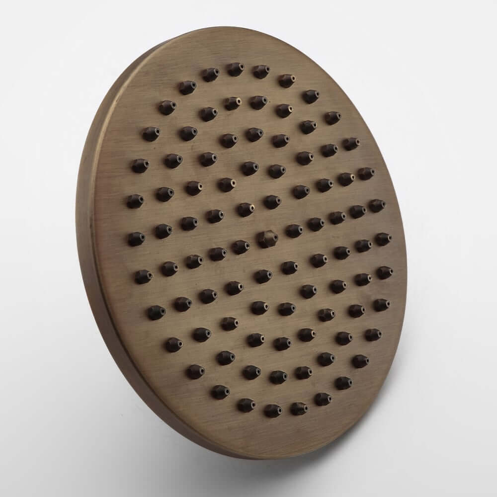 Brewst Antique Brass Fixed Rain Showerhead System