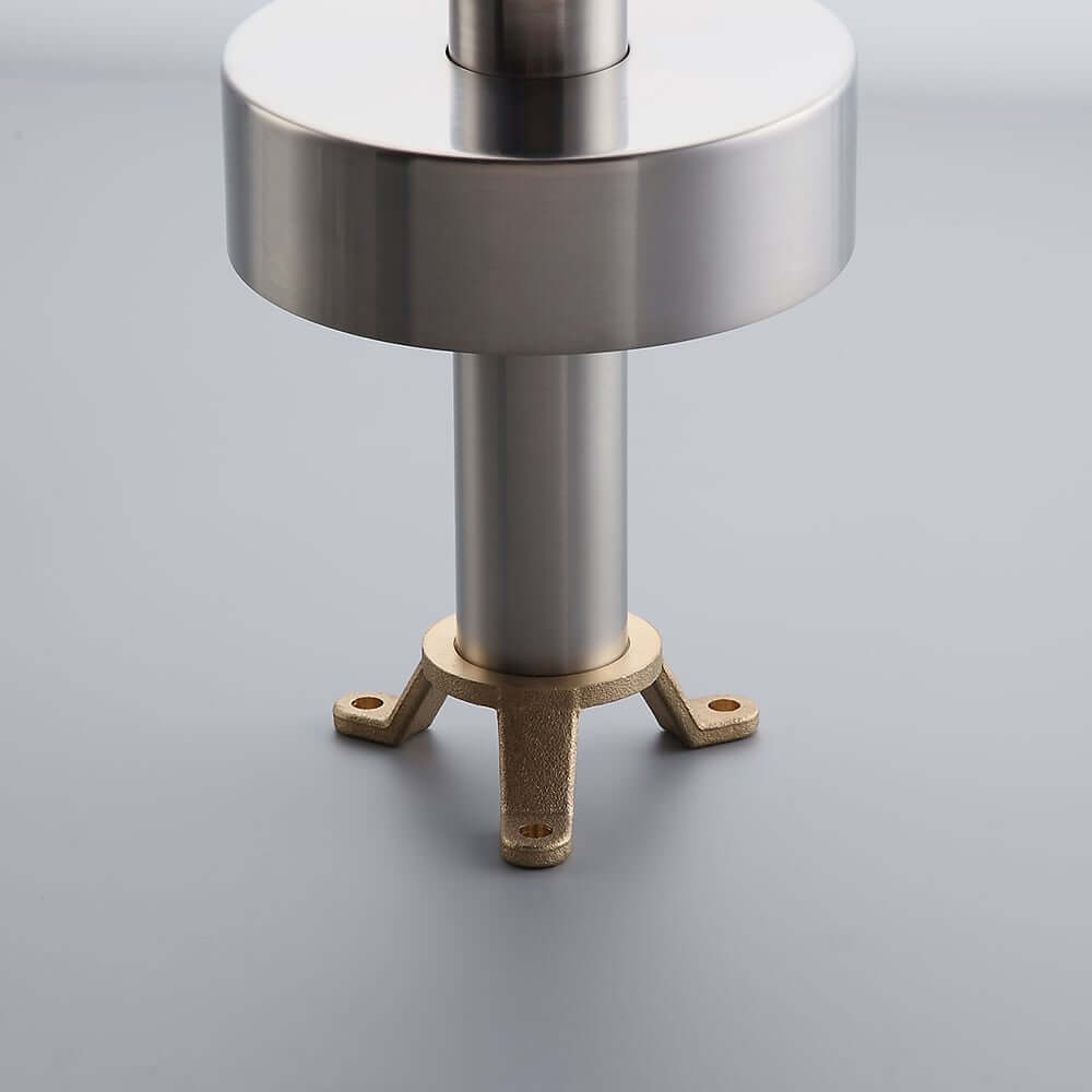 Brewst Freestanding Bathtub Faucet with Hand Shower in Brushed Nickel