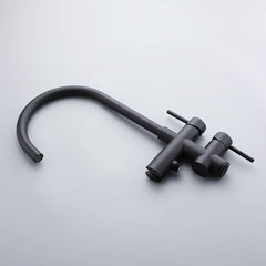 Brewst Freestanding Bathtub Faucet with Hand Shower in Matte Black